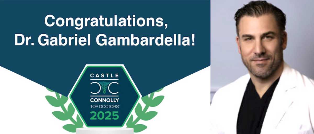Dr. Gabriel Gambardella received the 2025 Castle Connolly award.